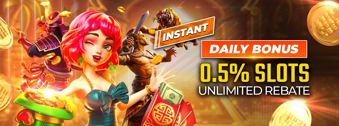Daily Bonus 0.5% Slots Unlimited Rebate